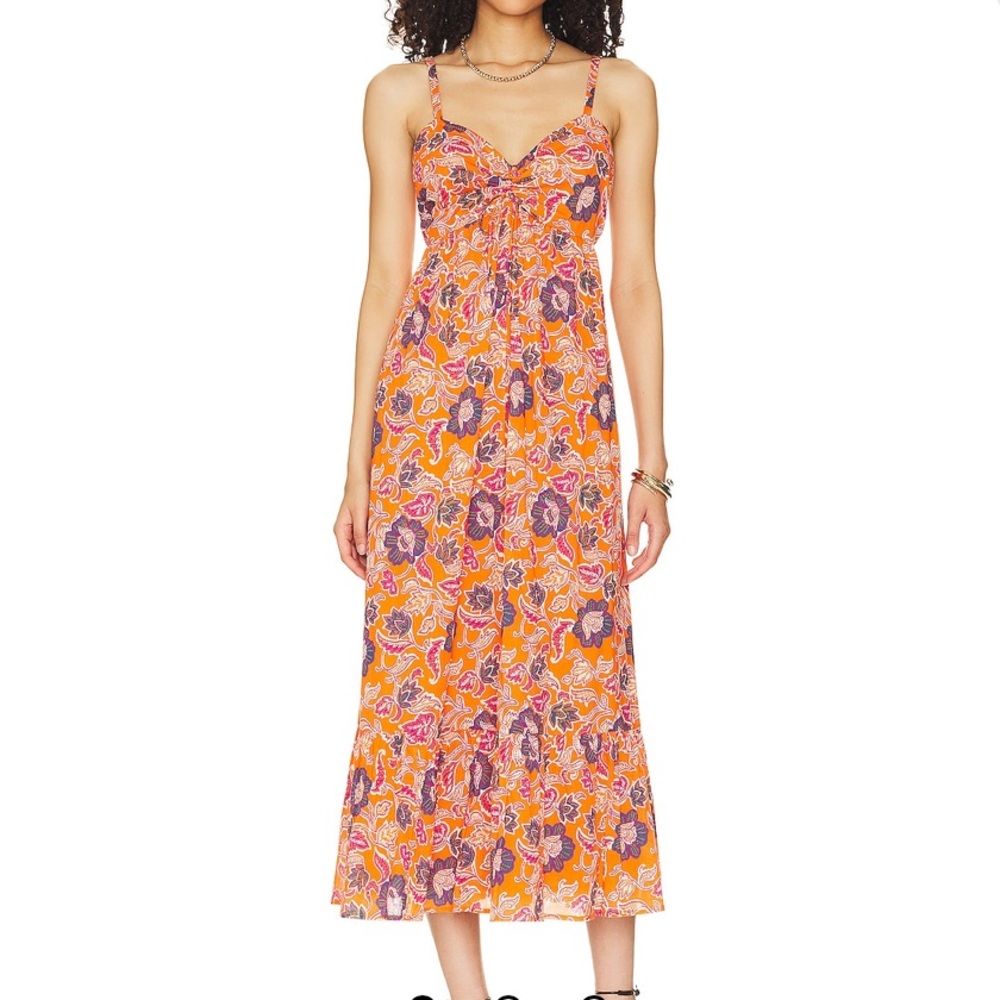 CLEOBELLA FLORAL MIDI DRESS
